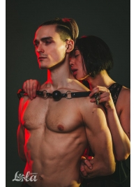 Черный кляп Love Addict на замочке - Lola Games - купить с доставкой в Стерлитамаке