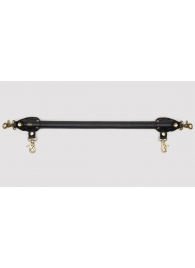 Черная распорка для ног Bound to You Faux Leather Spreader Bar - 50,8 см. - Fifty Shades of Grey - купить с доставкой в Стерлитамаке