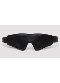 Черная плотная маска на глаза Bound to You Faux Leather Blindfold - Fifty Shades of Grey - купить с доставкой в Стерлитамаке