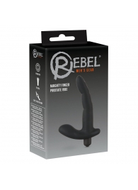 Черный вибромассажер простаты Naughty Finger Prostate Vibe - 13,8 см. - Orion - в Стерлитамаке купить с доставкой