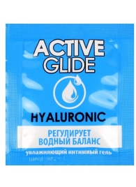 Лубрикант на водной основе Active Glide с гиалуроновой кислотой - 3 гр. - Биоритм - купить с доставкой в Стерлитамаке