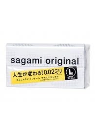 Презервативы Sagami Original 0.02 L-size увеличенного размера - 10 шт. - Sagami - купить с доставкой в Стерлитамаке