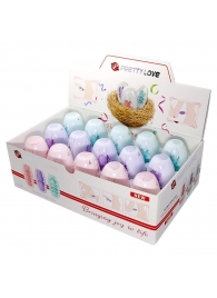 Набор из 15 мини-мастурбаторов Fantastic Egg Hard Boiled - Baile - в Стерлитамаке купить с доставкой