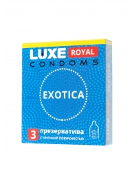 Текстурированные презервативы LUXE Royal Exotica - 3 шт. - Luxe - купить с доставкой в Стерлитамаке