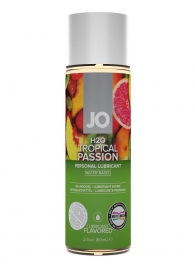 Лубрикант на водной основе с ароматом тропических фруктов JO Flavored Tropical Passion - 60 мл. - System JO - купить с доставкой в Стерлитамаке