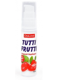 Гель-смазка Tutti-frutti со вкусом барбариса - 30 гр. - Биоритм - купить с доставкой в Стерлитамаке