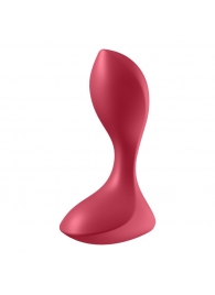 Красный вибромассажёр простаты Satisfyer Backdoor Lover - 14 см. - Satisfyer - в Стерлитамаке купить с доставкой