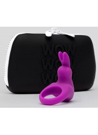 Фиолетовое эрекционное виброкольцо Happy Rabbit Cock Ring Kit - Happy Rabbit - в Стерлитамаке купить с доставкой