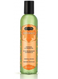 Массажное масло Naturals Tropical Mango с ароматом манго - 236 мл. - Kama Sutra - купить с доставкой в Стерлитамаке
