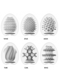 Набор из 6 мастурбаторов Tenga EGG IV с различным рельефом - Tenga - в Стерлитамаке купить с доставкой