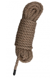 Пеньковая веревка для связывания Hemp Rope - 5 м. - Easy toys - купить с доставкой в Стерлитамаке