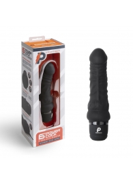 Черный вибратор-реалистик 6  Realistic Vibrator - 17 см. - PowerCocks