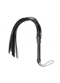 Черный флоггер Flogger Whip - 46 см. - Easy toys - купить с доставкой в Стерлитамаке