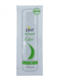 Лубрикант на водной основе pjur WOMAN Aloe - 2 мл. - Pjur - купить с доставкой в Стерлитамаке