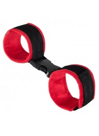 Красно-черные велюровые оковы Anonymo - ToyFa - купить с доставкой в Стерлитамаке