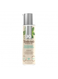 Массажное масло с ароматом перечной мяты и эвкалипта JO Naturals Peppermint   Eucalyptus - 120 мл. - System JO - купить с доставкой в Стерлитамаке