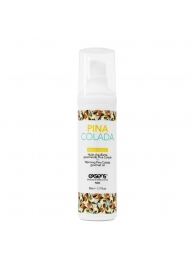 Разогревающее массажное масло с ароматом пина колада Gourmet Pina Colada - 50 мл. - Exsens - купить с доставкой в Стерлитамаке