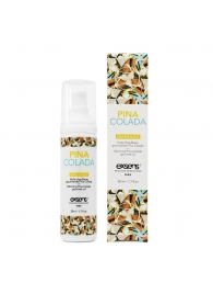 Разогревающее массажное масло с ароматом пина колада Gourmet Pina Colada - 50 мл. - Exsens - купить с доставкой в Стерлитамаке