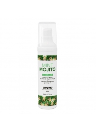 Разогревающее массажное масло с ароматом мохито Gourmet Mint Mojito - 50 мл. - Exsens - купить с доставкой в Стерлитамаке