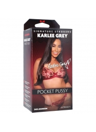 Мастурбатор-вагина Karlee Grey ULTRASKYN Pocket Pussy - Doc Johnson - в Стерлитамаке купить с доставкой