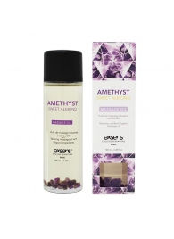 Органическое массажное масло AMETHYST SWEET ALMOND - 100 мл. - Exsens - купить с доставкой в Стерлитамаке