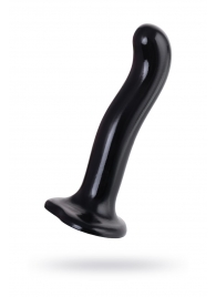 Черный стимулятор для пар P G-Spot Dildo Size M - 18 см. - Strap-on-me - в Стерлитамаке купить с доставкой