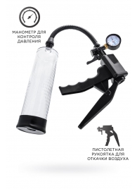 Прозрачная механическая помпа для пениса Viggo - Sexus - в Стерлитамаке купить с доставкой