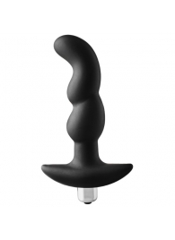 Черная вибропробка для простаты FantASStic Vibrating Prostate Plug - 14,5 см. - Dream Toys - в Стерлитамаке купить с доставкой