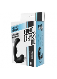 Черный вибромассажер простаты FantASStic Vibrating Prostate Massager - 11,3 см. - Dream Toys - в Стерлитамаке купить с доставкой