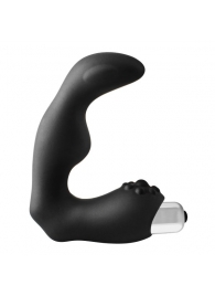 Черный вибромассажер простаты FantASStic Vibrating Prostate Massager - 11,3 см. - Dream Toys - в Стерлитамаке купить с доставкой