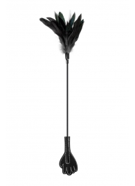 Двусторонний стек-щекоталка Sweet Caress Feather Whip - 58 см. - Sweet Caress - купить с доставкой в Стерлитамаке
