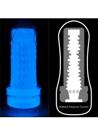 Светящийся в темноте мастурбатор Lumino Play Masturbator Ribbed - Lovetoy - в Стерлитамаке купить с доставкой