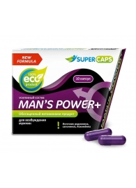 Возбуждающее средство для мужчин Mans Power plus - 10 капсул (0,35 гр.) +1 в подарок - SuperCaps - купить с доставкой в Стерлитамаке