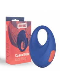 Синее эрекционное кольцо RRRING Casual Date Cock Ring - FeelzToys - в Стерлитамаке купить с доставкой