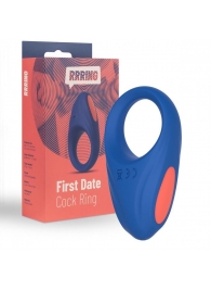 Синее эрекционное кольцо RRRING First Date Cock Ring - FeelzToys - в Стерлитамаке купить с доставкой