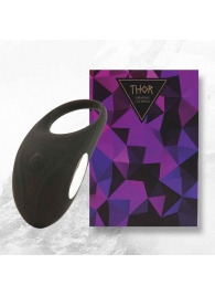 Черное эрекционное виброкольцо Thor Cockring - FeelzToys - в Стерлитамаке купить с доставкой