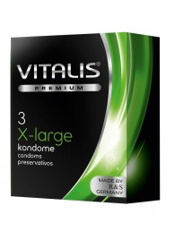 Презервативы увеличенного размера VITALIS PREMIUM x-large - 3 шт. - Vitalis - купить с доставкой в Стерлитамаке