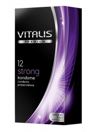 Презервативы с утолщённой стенкой VITALIS PREMIUM strong - 12 шт. - Vitalis - купить с доставкой в Стерлитамаке