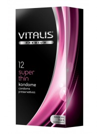 Ультратонкие презервативы VITALIS PREMIUM super thin - 12 шт. - Vitalis - купить с доставкой в Стерлитамаке