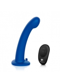 Синяя насадка Remote Control P-Spot G-Spot с черными трусиками - 20 см. - Pegasus - купить с доставкой в Стерлитамаке