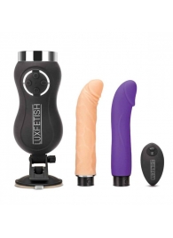 Портативная секс-машина Thrusting Compact Sex Machine c 2 насадками - Lux Fetish - купить с доставкой в Стерлитамаке