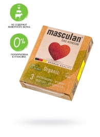 Экологически чистые презервативы Masculan Organic - 3 шт. - Masculan - купить с доставкой в Стерлитамаке