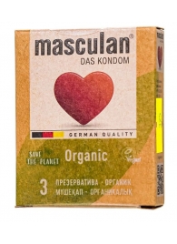 Экологически чистые презервативы Masculan Organic - 3 шт. - Masculan - купить с доставкой в Стерлитамаке