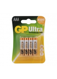 Батарейки алкалиновые GP Ultra Alkaline 24А AАA/LR03 - 4 шт. - Элементы питания - купить с доставкой в Стерлитамаке