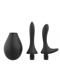 Черный анальный душ Nexus Anal Douche Set с 2 сменными насадками - Nexus Range - купить с доставкой в Стерлитамаке