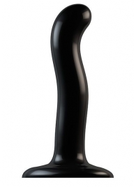 Черный фаллоимитатор-насадка Strap-On-Me P G spot Dildo size S - 16,4 см. - Strap-on-me - купить с доставкой в Стерлитамаке