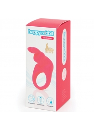 Розовое эрекционное виброкольцо Happy Rabbit Rechargeable Rabbit Cock Ring - Happy Rabbit - в Стерлитамаке купить с доставкой