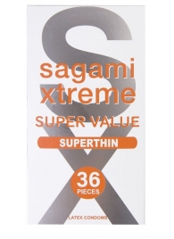 Ультратонкие презервативы Sagami Xtreme Superthin - 36 шт. - Sagami - купить с доставкой в Стерлитамаке