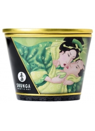 Массажная свеча Exotic Green Tea с ароматом зелёного чая - 170 мл. - Shunga - купить с доставкой в Стерлитамаке