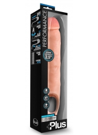 Телесная насадка-удлинитель 11.5 Inch Silicone Cock Sheath Penis Extender - 29,2 см. - Blush Novelties - в Стерлитамаке купить с доставкой